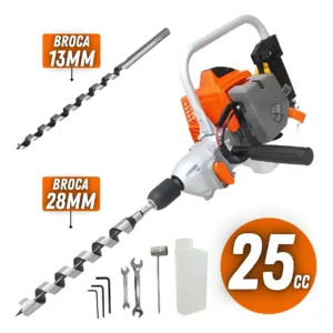 Furadeira Vulcan Trent Com Reversão Vf500 À Gasolina 25,4cc 1hp 10000rpm